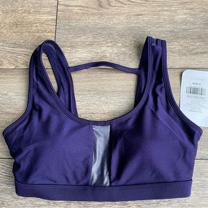 NWT Fabletics Brinley Sports Bra Navy Blue sz XS